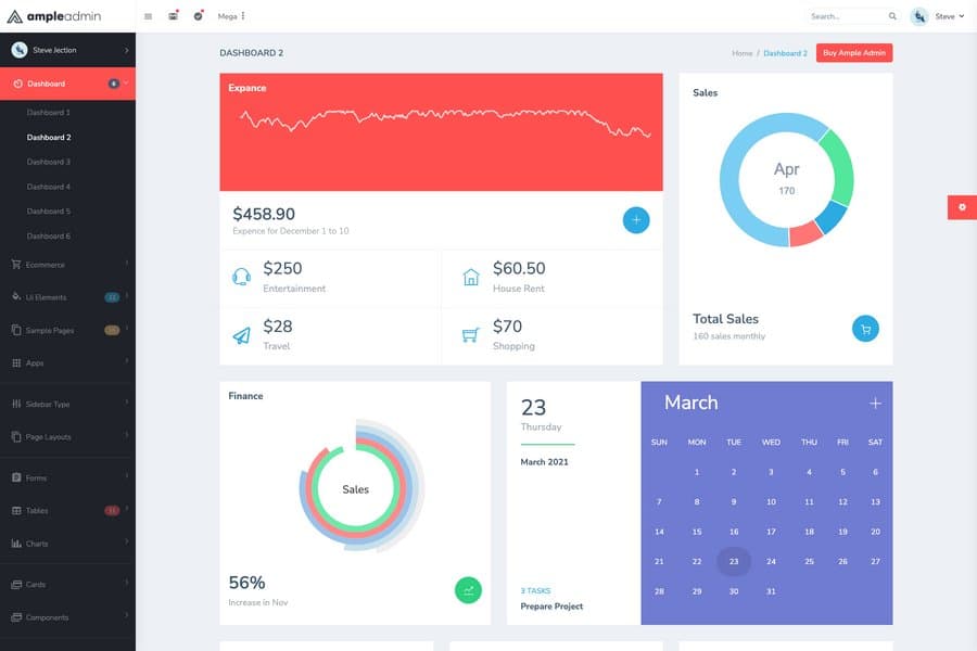 Ample Admin - Responsive Bootstrap Dashboard Admin Templates