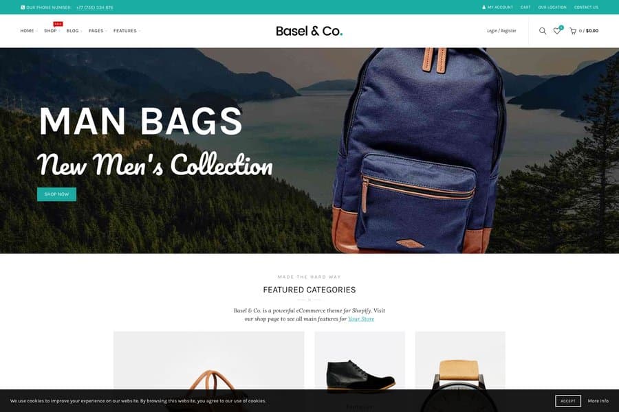 responsive Shopify e-commerce theme