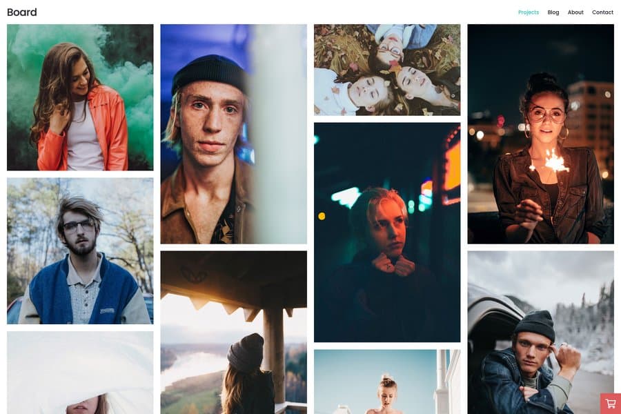 Board - Photographer Portfolio Website Jekyll Templates