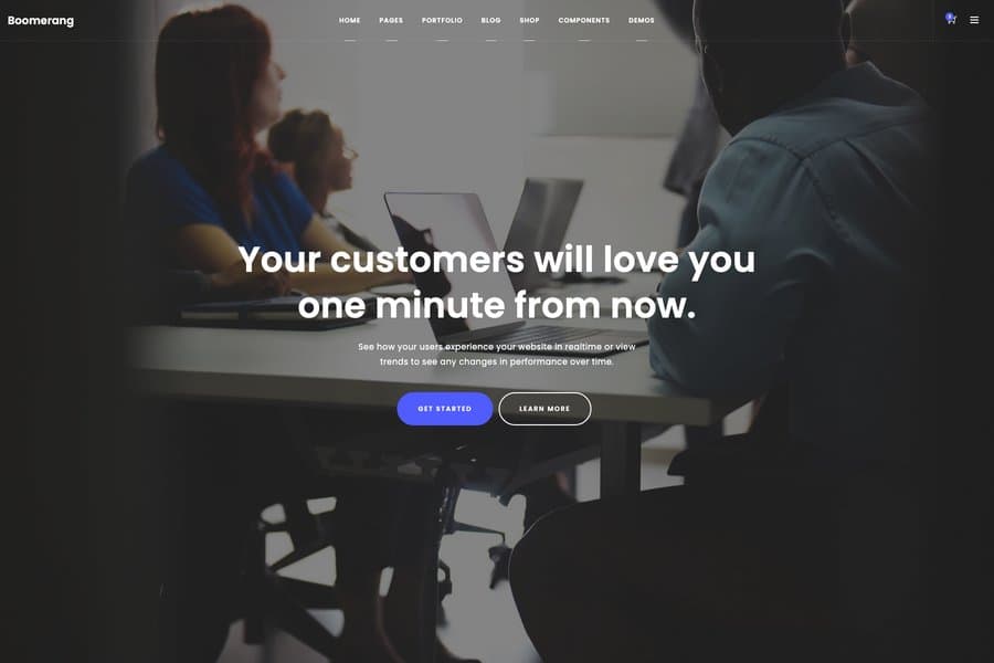 Boomerang - Premium Bootstrap Business & Corporate Theme