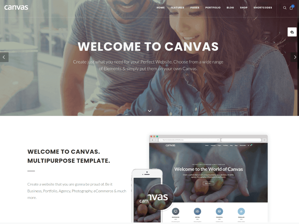 Canvas - Premium Bootstrap Blog Website Template