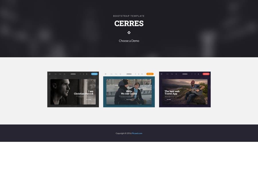 cerres responsive website template