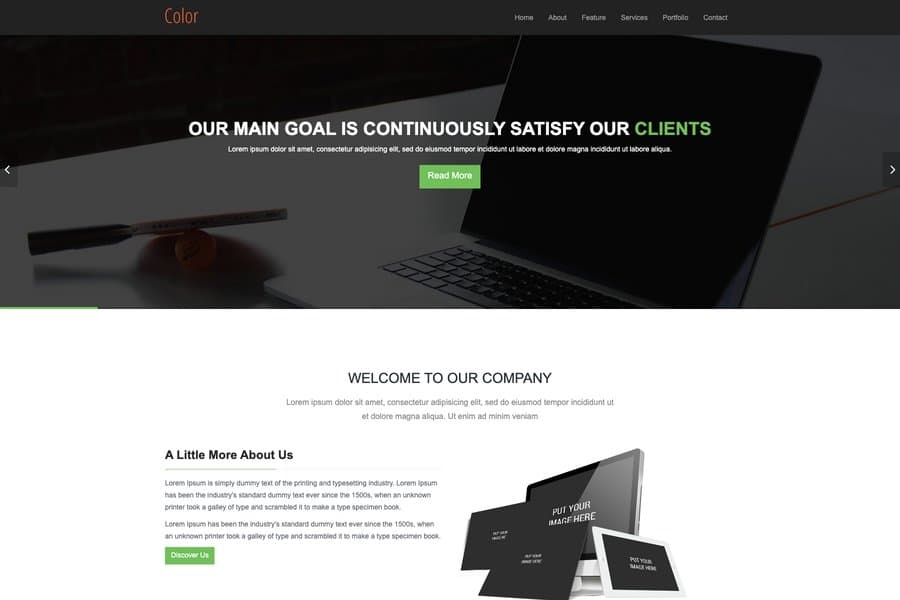 Html5 OnePage web templates free download