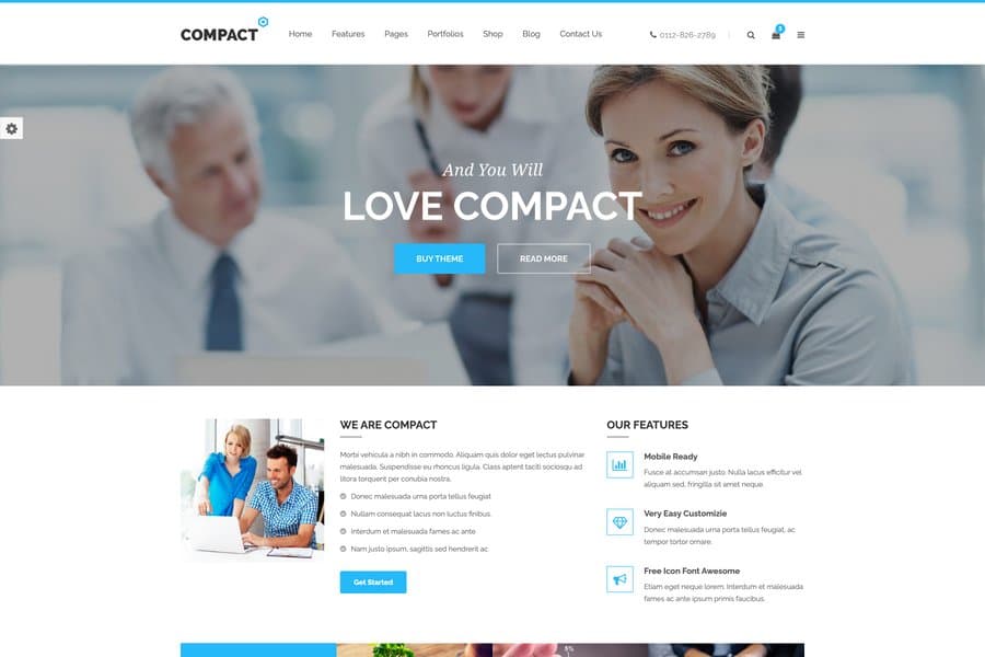 compact corporate multipurpose html template