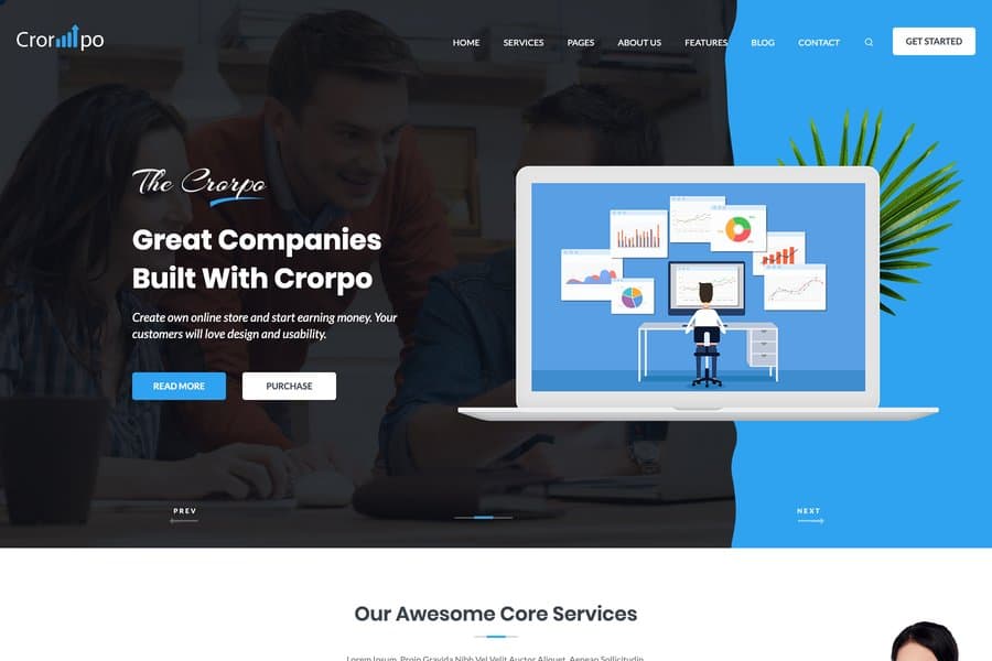 Crorpo - Modern Bootstrap Business Theme