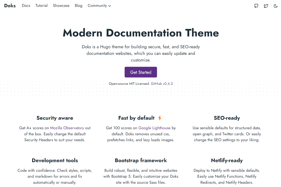 doks best jekyll documentation theme