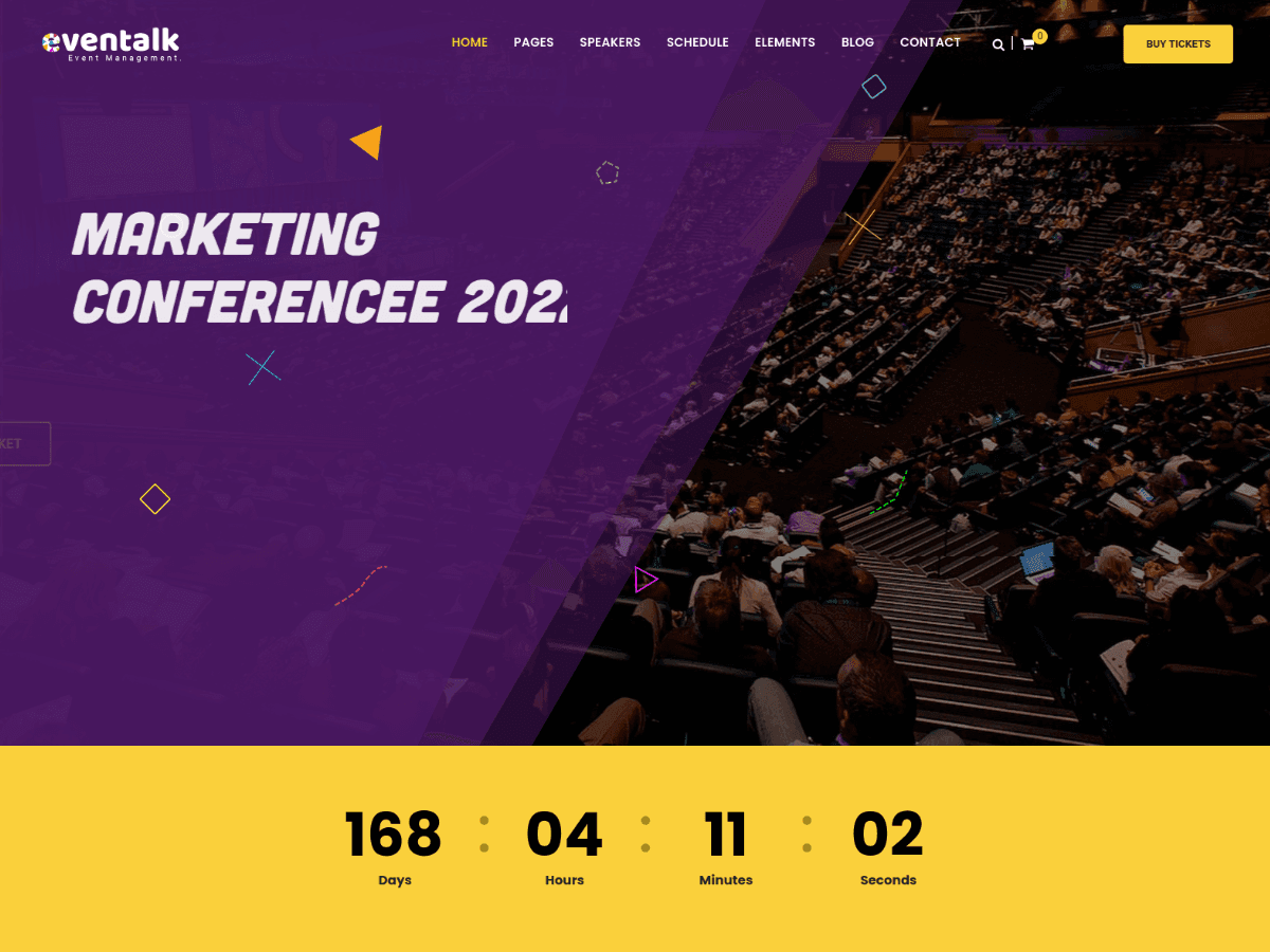 EvenTalk - Virtual Conference & Event Website Template