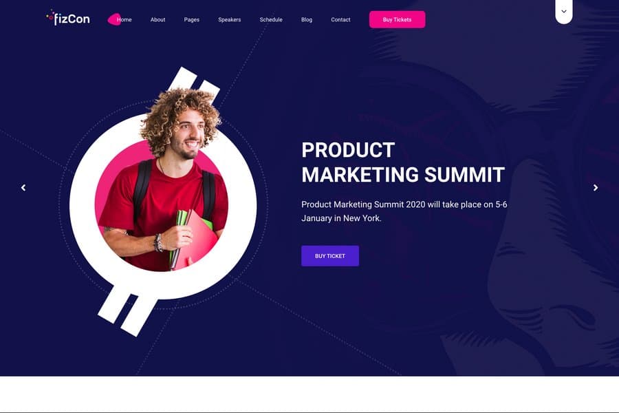 Fizcon - Html5 Event Website Template