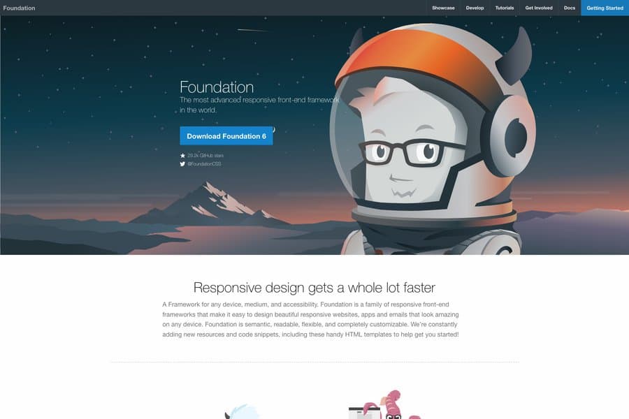 Foundation Most advance responsive font-end framework