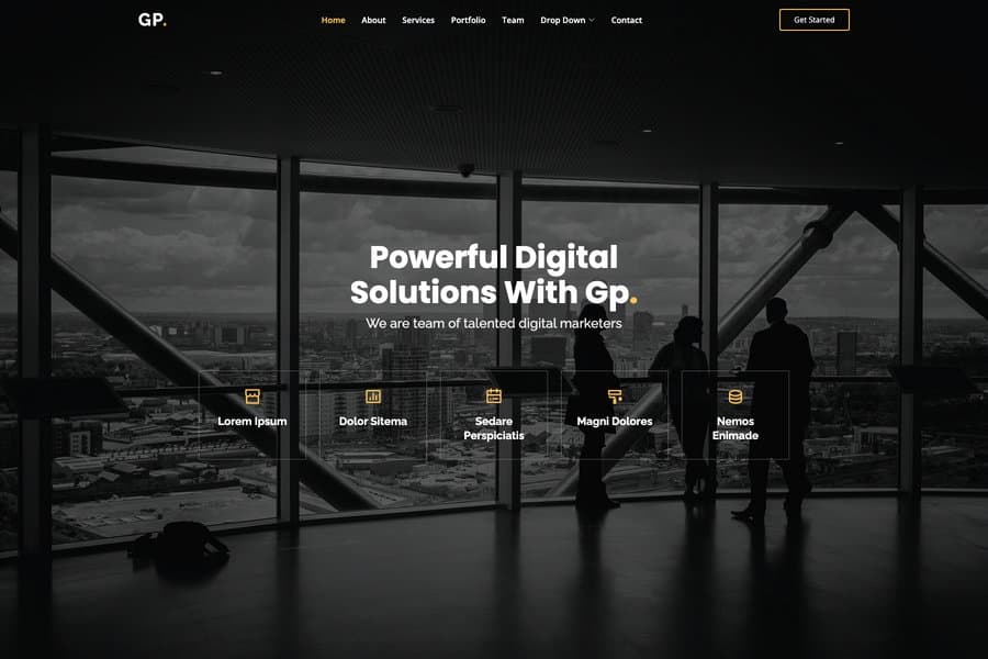 Free Multipurpose html5 web templates