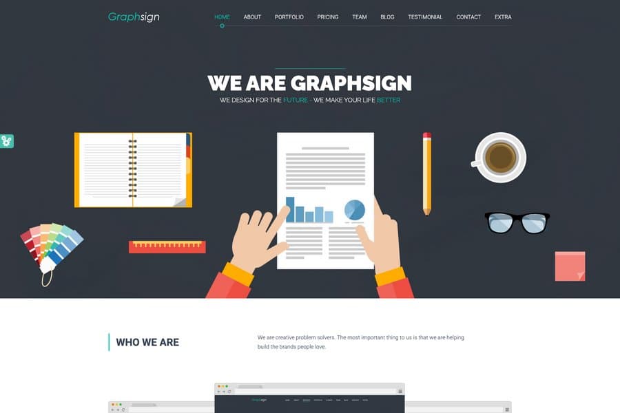 Graphsign-Onepage-Corporate-Business-HTML5-Template