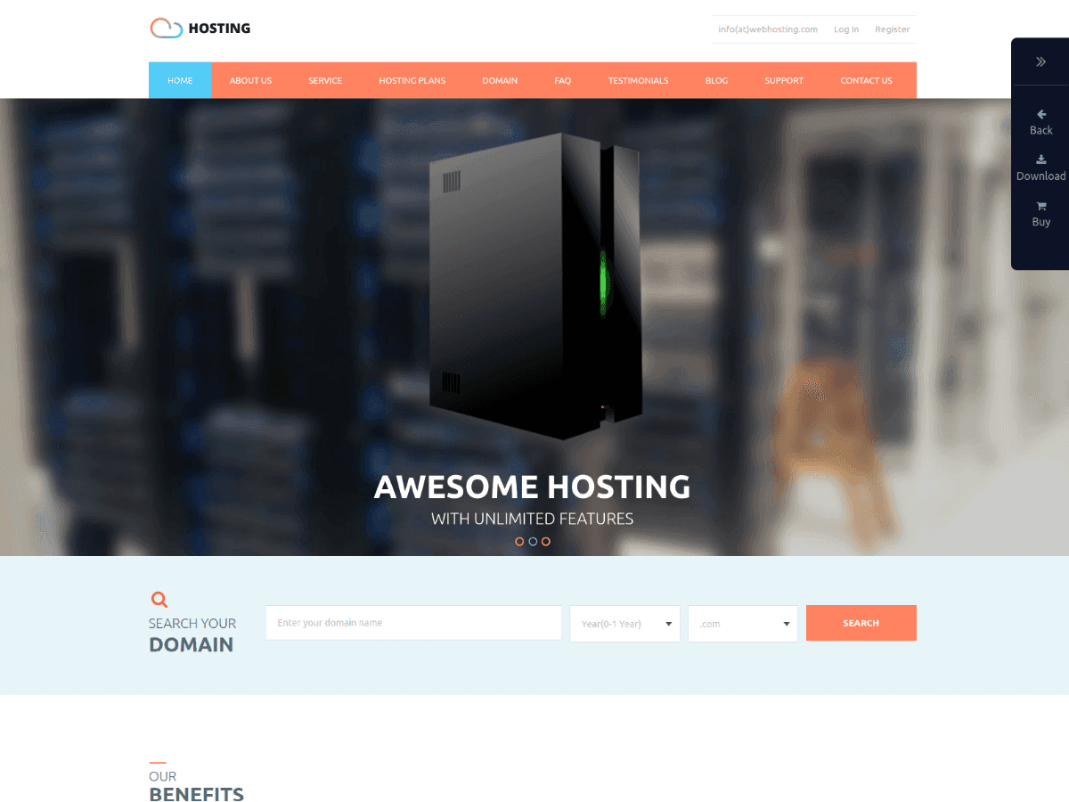 Hosting-Bootstrap-Web-Hosting-Template