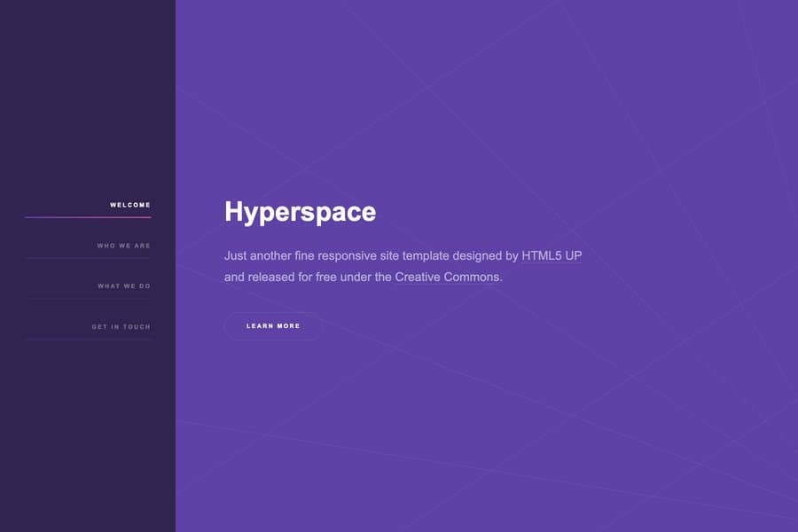 free html5 rate website template