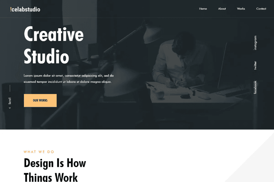 Icelab hugo creative agency template