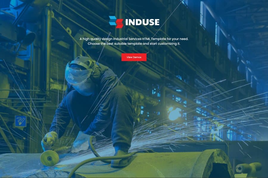 INDUSE - Industrial Services HTML Template