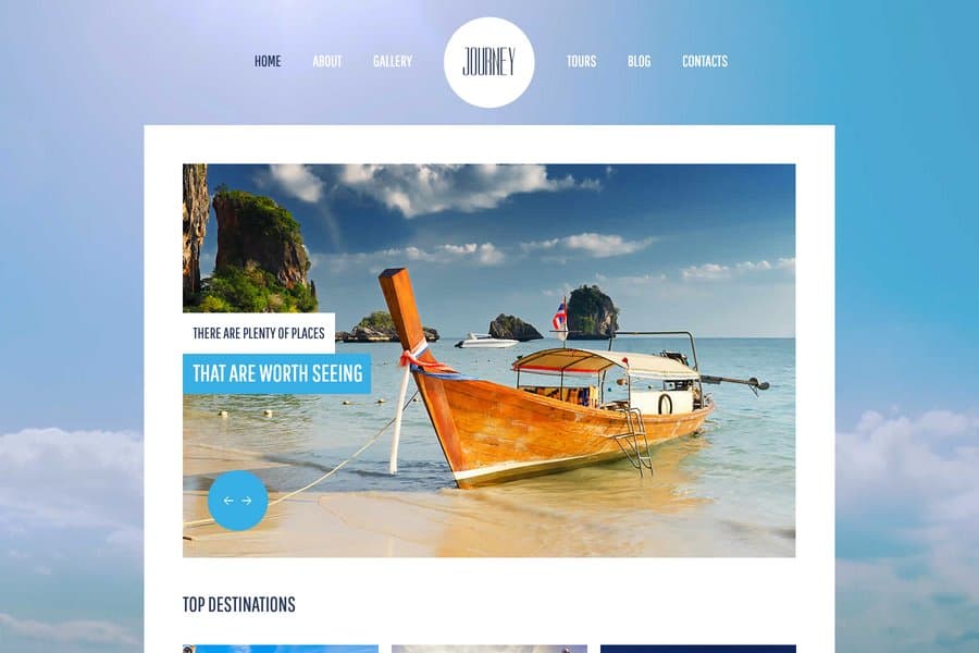 JOURNEY - Free Travel Agency Website Themes