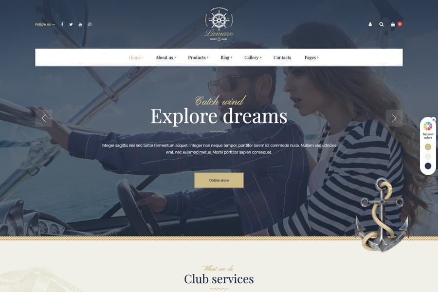 Lamaro - Tour Operator Website Template