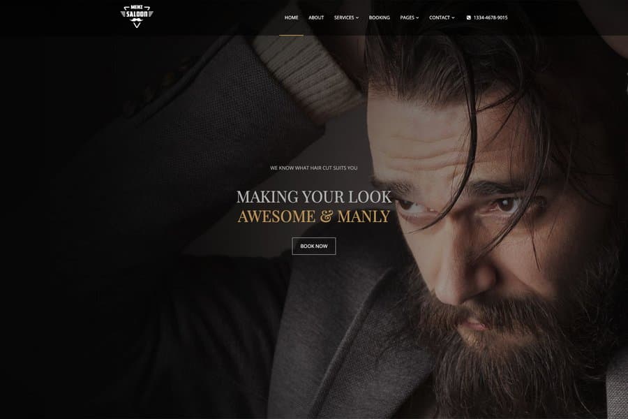 menzshloon responsive bootstrap html5 template