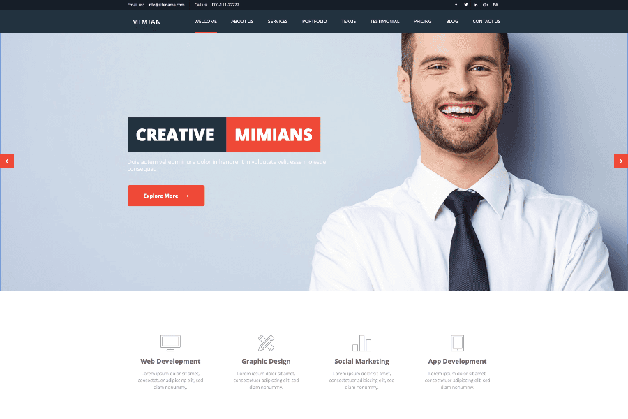 Mimian-Multipurpose-One-Page-HTML-Template