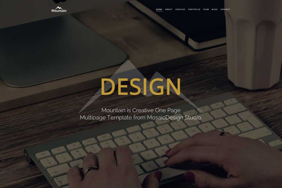 Mountain-Creative-OnePage-&-MultiPage-Template