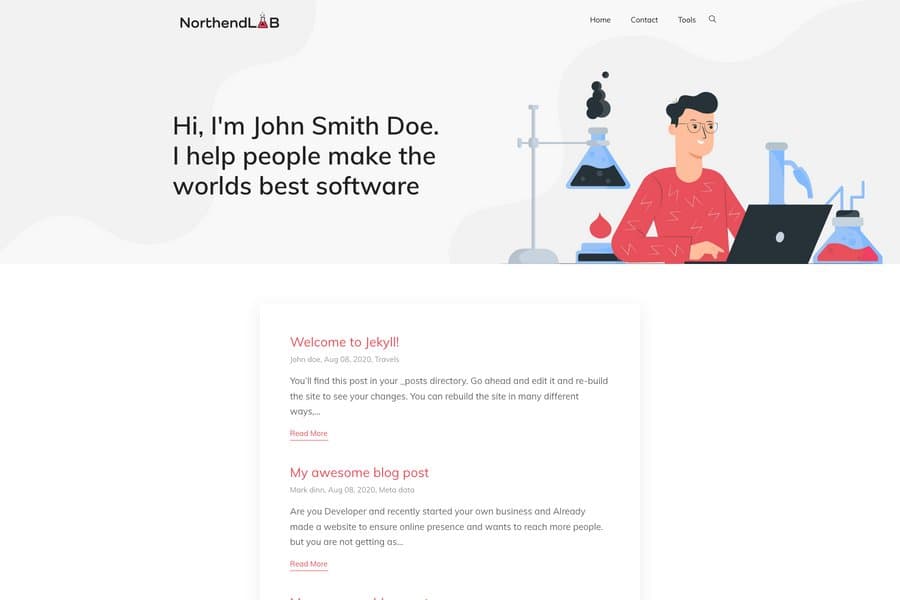 NorthendLab -Free Jekyll Blog Theme