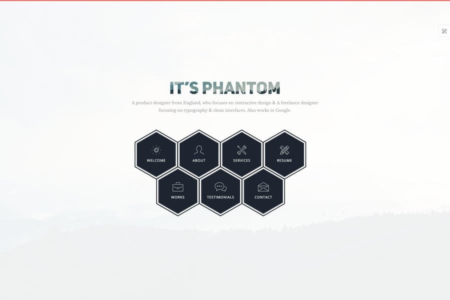 phantom responsive bootstrap resume template with modern ux