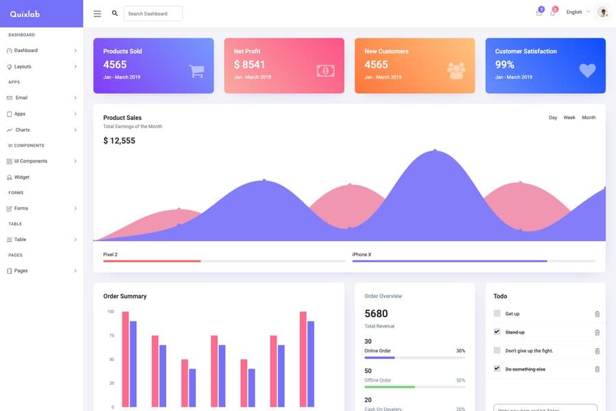 Quixlab-html5-admin-dashboard-template