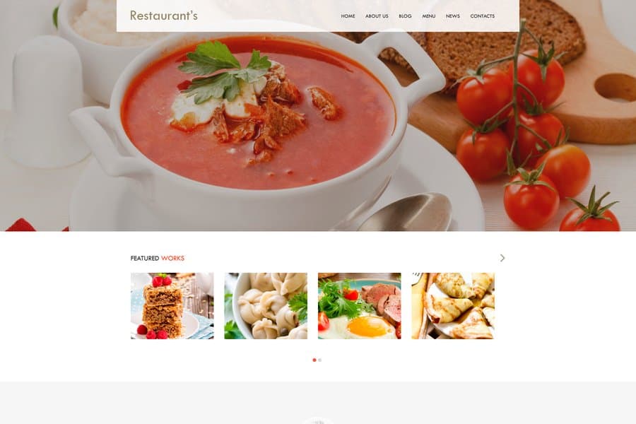 restaurant hugo theme