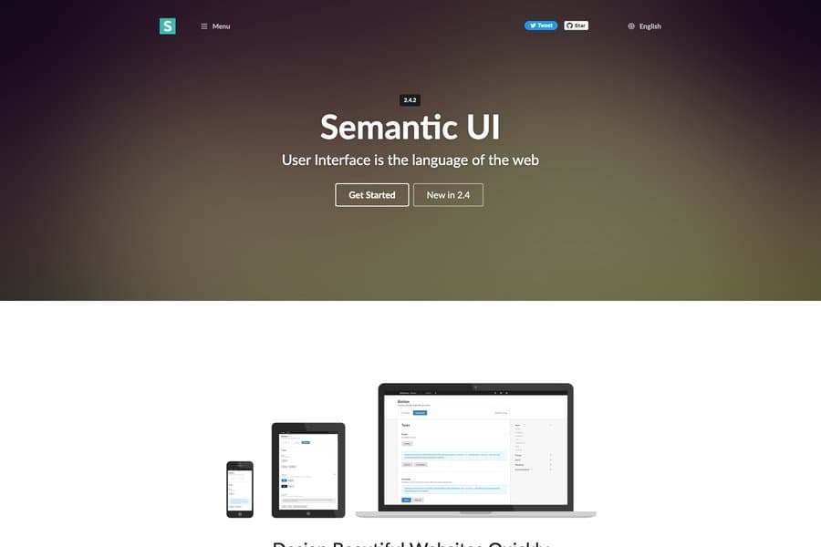 Semantic-ui-Alternative-bootstrap-frameworks