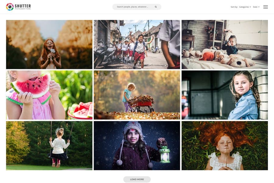 Responsive Photography Webaite Theme-Shutter