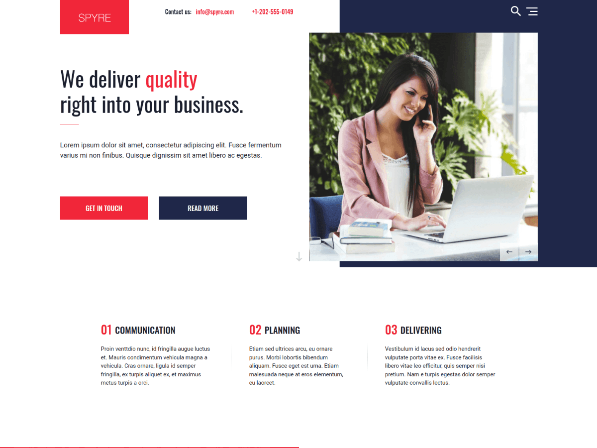 Spyre - Clean Bootstrap Business Theme