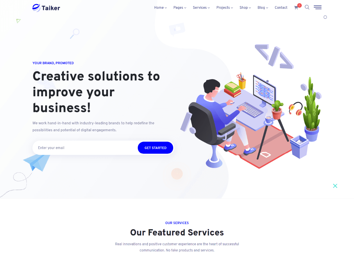 taiker-nextjs-startup-seo-agency-template