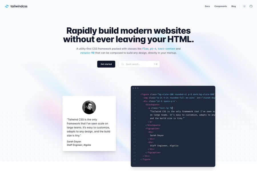 Tailwind-css- alternative-bootstrap-frameworks