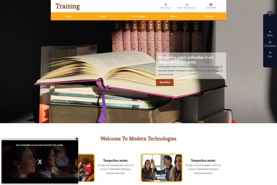 Training-Bootstrap-Education-Template