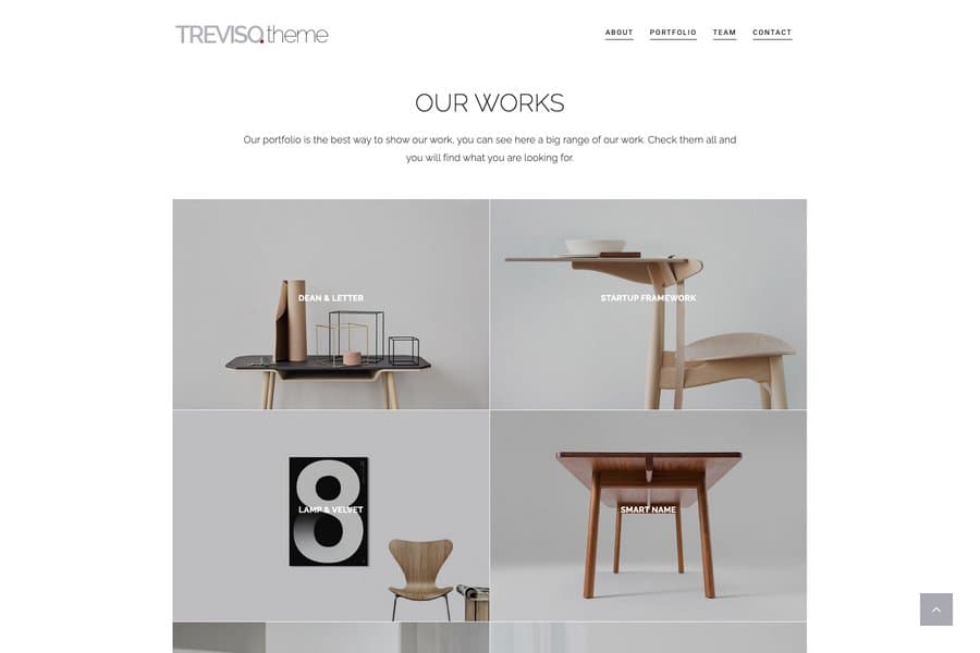 Treviso - Minimalistic Portfolio Bootstrap Template