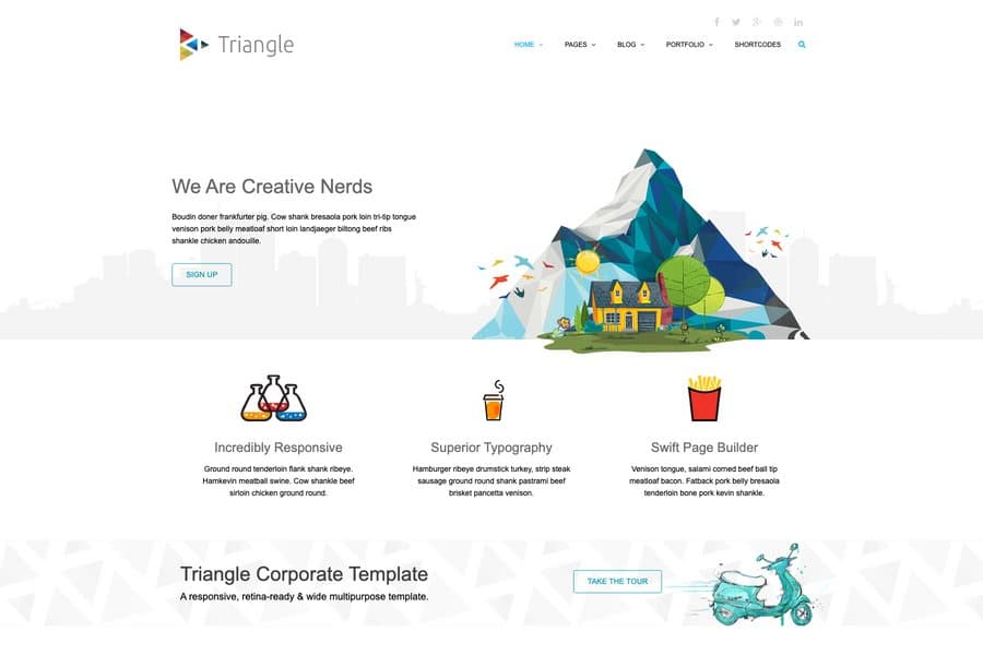 free html5 web template