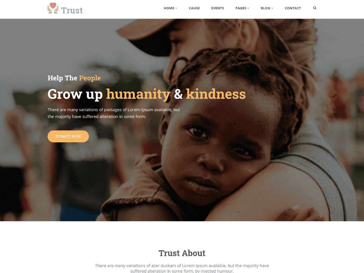 charitab responsive ngo html website template