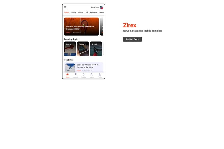 zirex news and magazine template